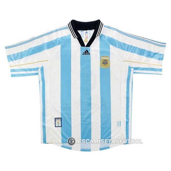 Camiseta Argentina 1ª Retro 1998 - Haga un click en la imagen para cerrar